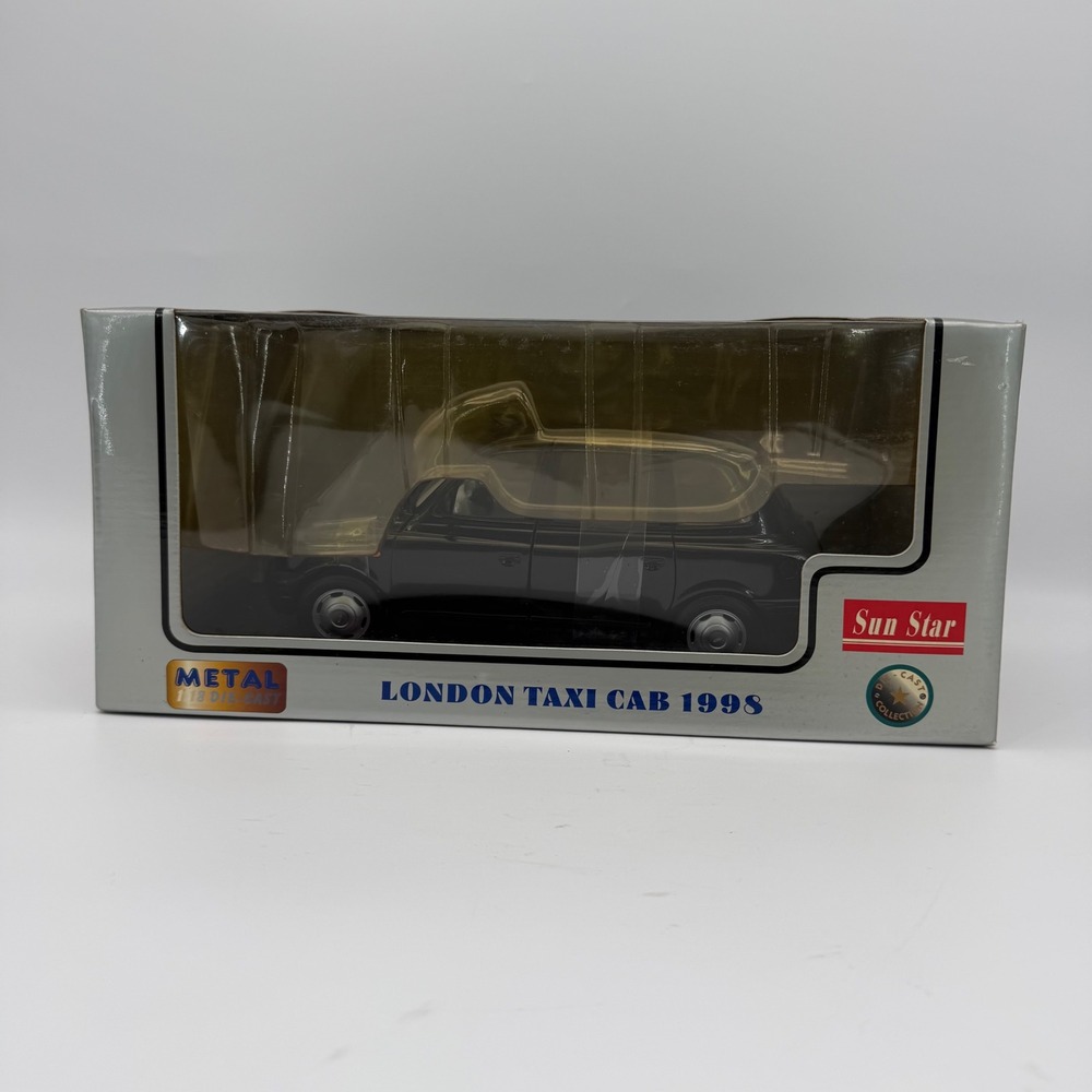 SUN STAR London Taxi Cab 1998 Diecast Model Car 1:18